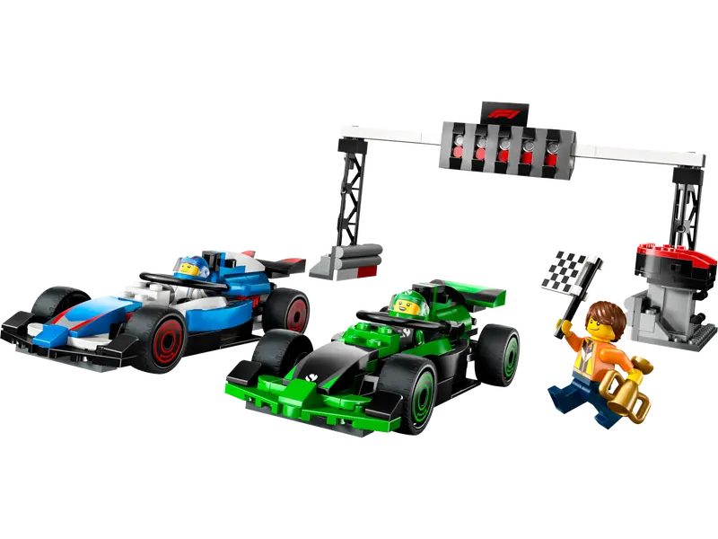 LEGO City Grille F1 avec VCARB et Sauber Racing Cars (60474)